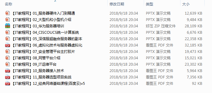 云数据中心视频课程配套资料【服务器篇】_服务器教程