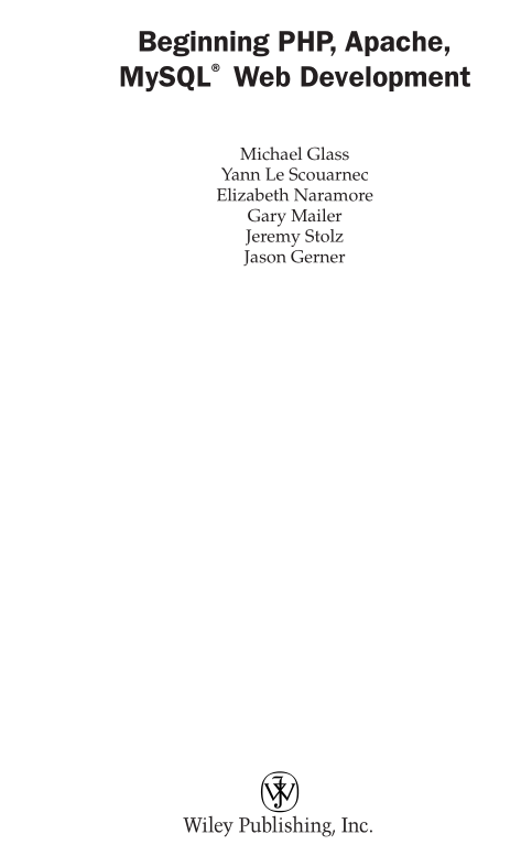 初阶PHP Apache MySQL网站设计 PDF_PHP教程