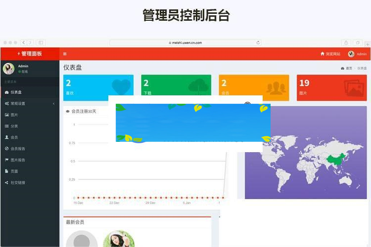Laravel框架高清壁纸图库图片分享上传下载网站源码_源码下载插图(6)