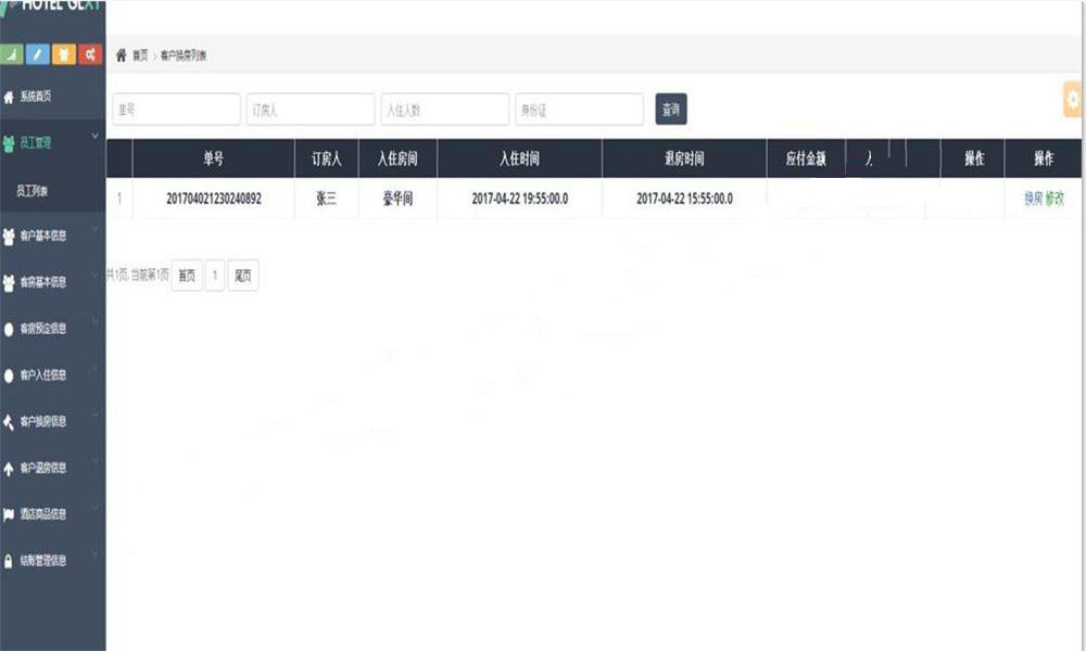 java+ssh+mysql酒店网站管理系统源码插图(1)