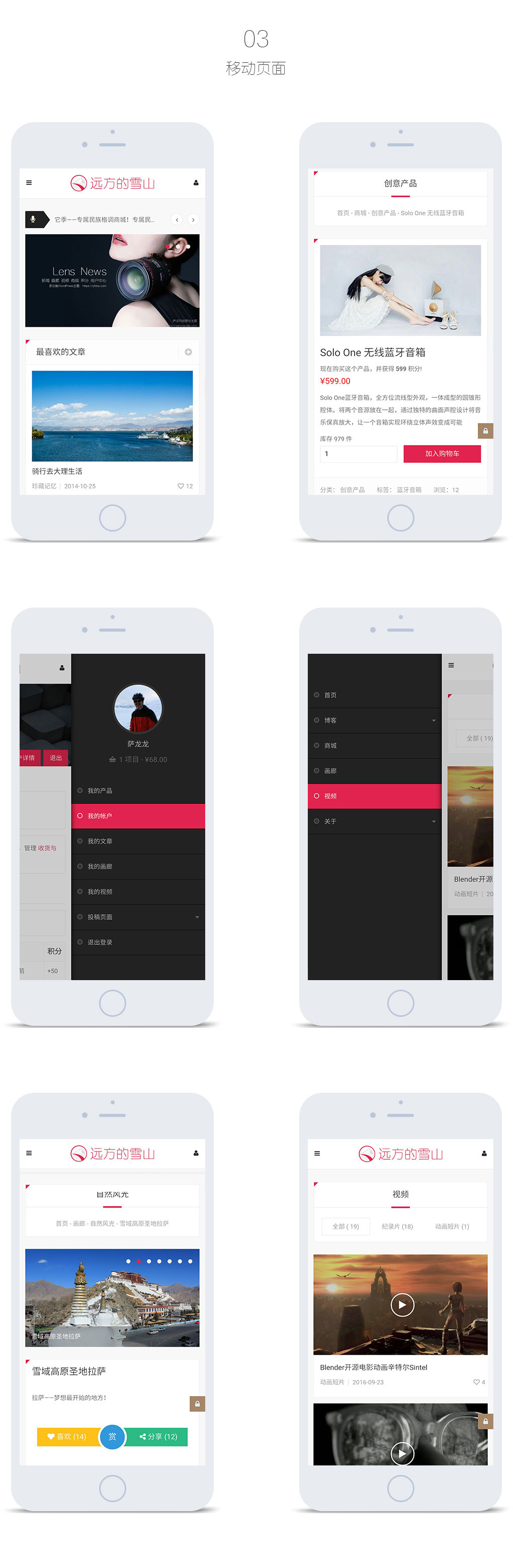 WordPress多功能新闻积分商城主题LensNews1.8插图(2)