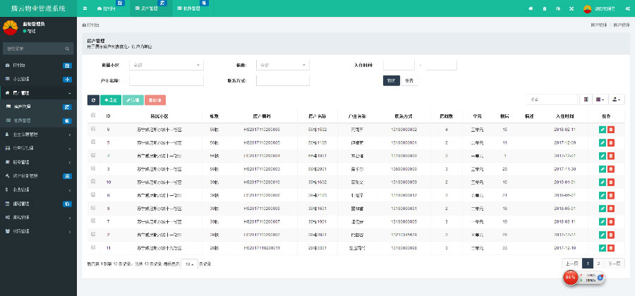 ThinkPHP5多小区物业管理系统源码插图(3)