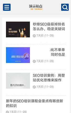 SEO博客优化网站源码 响应式SEO教程资讯类网站织梦模板  自适应手机版插图(2)