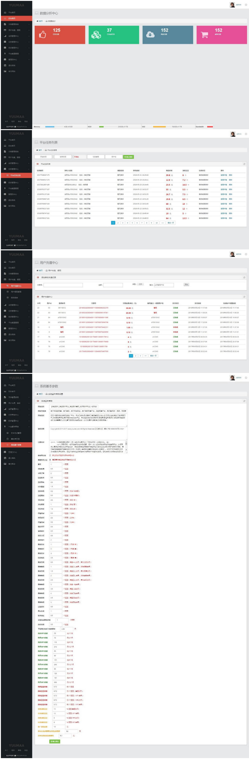 PHP桔子刷单平台网站源码 整站打包插图(1)