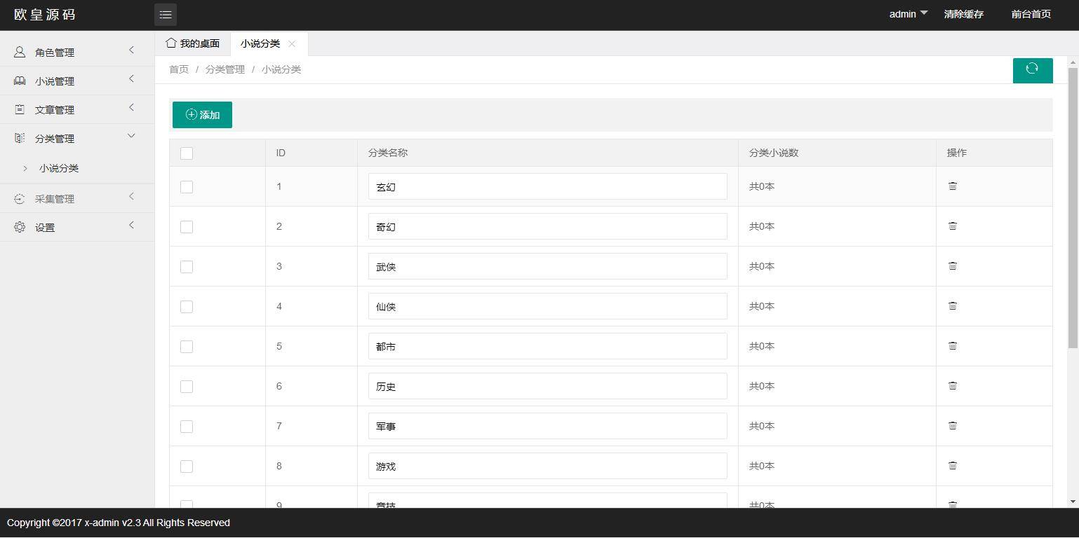 K354 Thinkphp5.0内核仿阿里巴巴小说网站源码 PC端+WAP手机端插图(7)