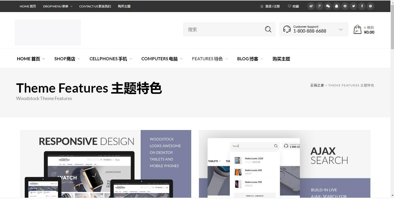 C255 wordpress主题_购物商城主题源码电子商务外贸网站汉化版插图(7)