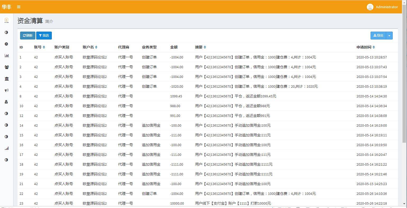 C111 PHP源码_华丰金服配资点策略金融理财源码,完整版插图(9)