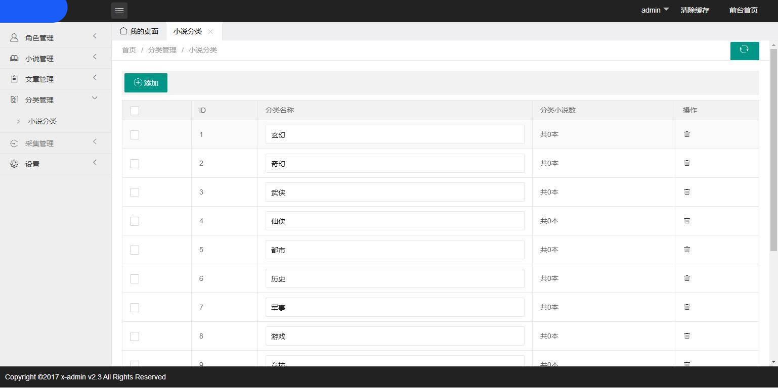 K354 Thinkphp5.0内核仿阿里巴巴小说网站源码 PC端+WAP手机端插图(7)