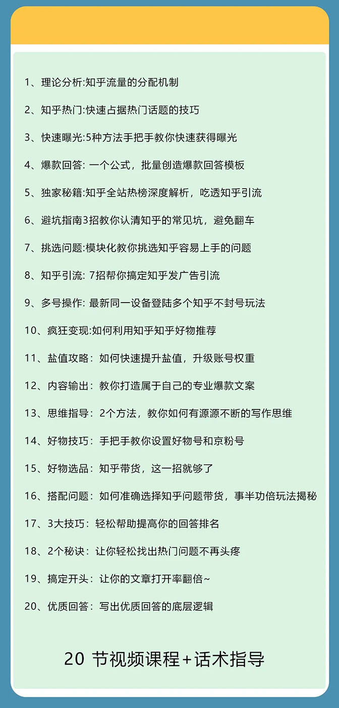 知乎精准引流7.0+知乎好物变现技术课程，新升级+新玩法，一部手机月入3W插图(4)