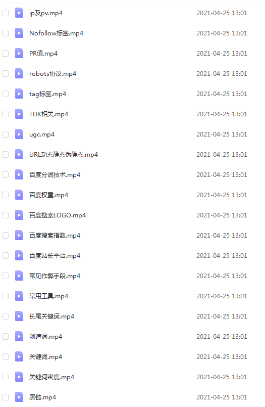 2021年新手学SEO到上排名老手全系课程插图