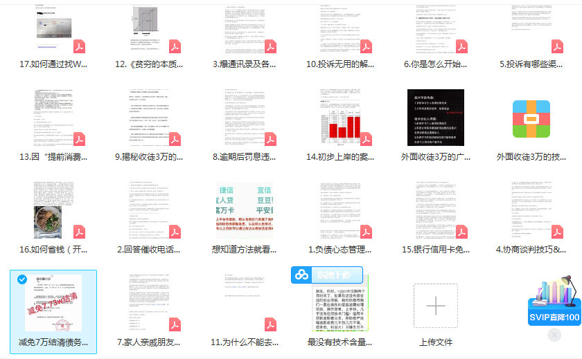 外面收费3W的网贷减免教程插图(2)