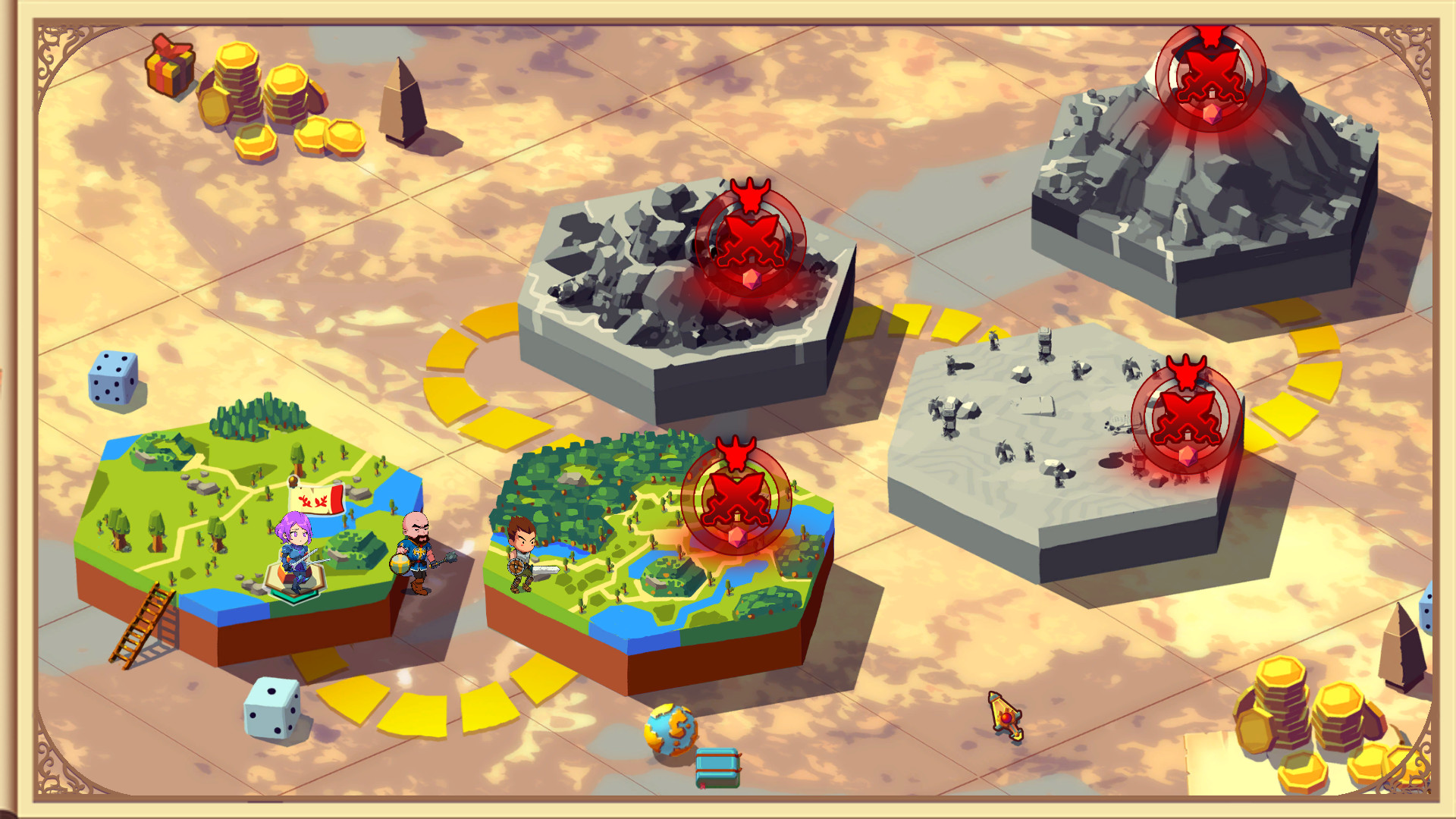 沿着陨石：游戏书 X 战略游戏插图(2)