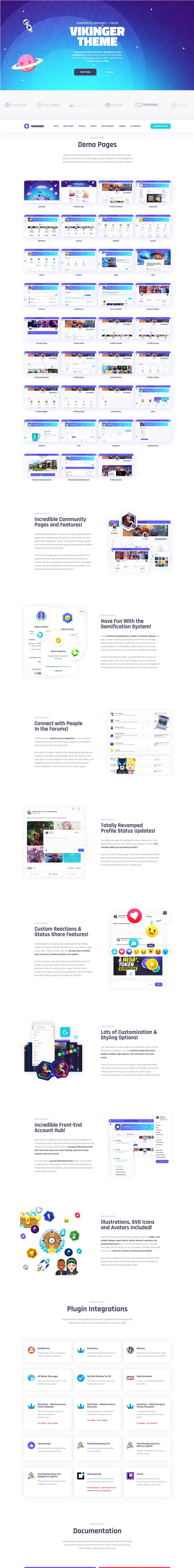 国外超火的WordPress主题 汉化版Vikinger模板插图